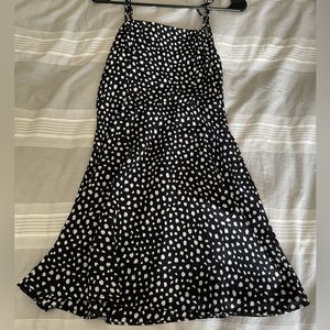 Lola and Grace Black Spotted Dress